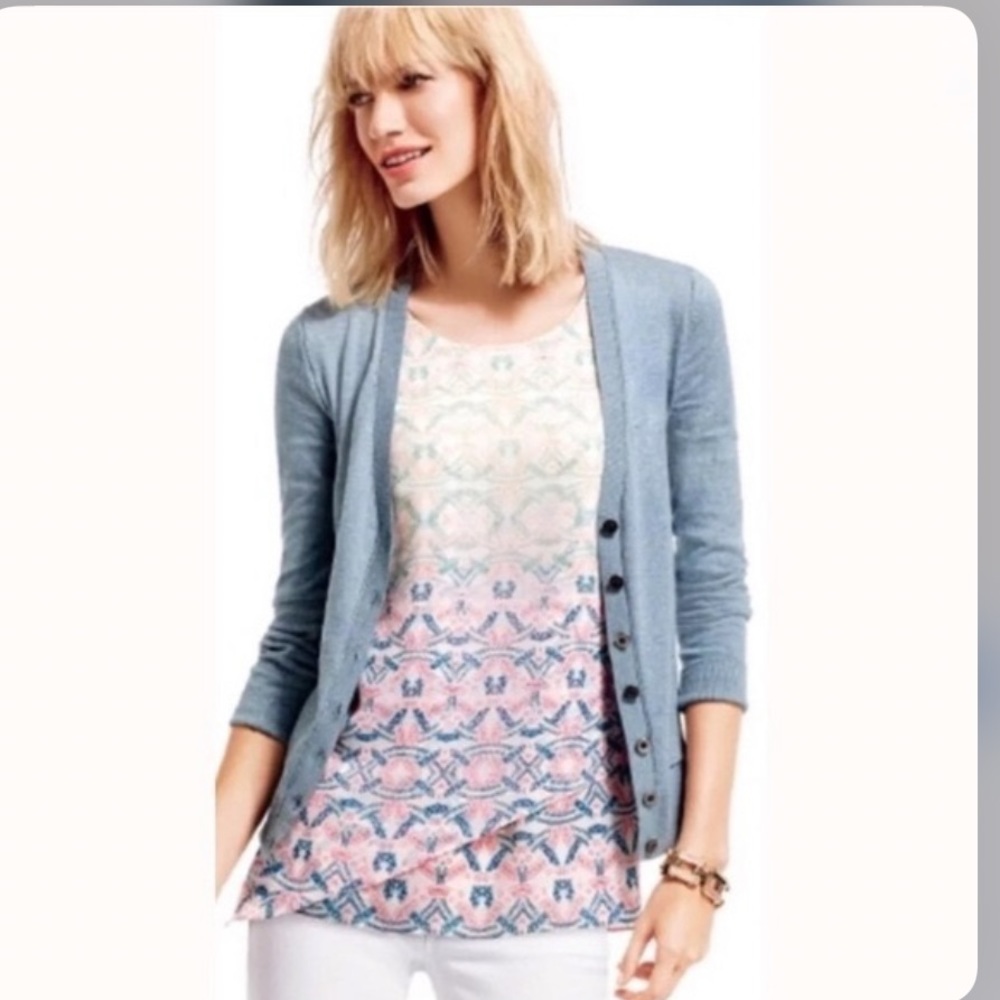 CAbi Mosaic Print Sleeveless Blouse #250